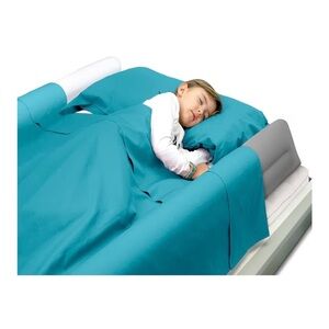 Inflatable bed rails set of 2. Amazon purchase for traveling toddlers. Used once